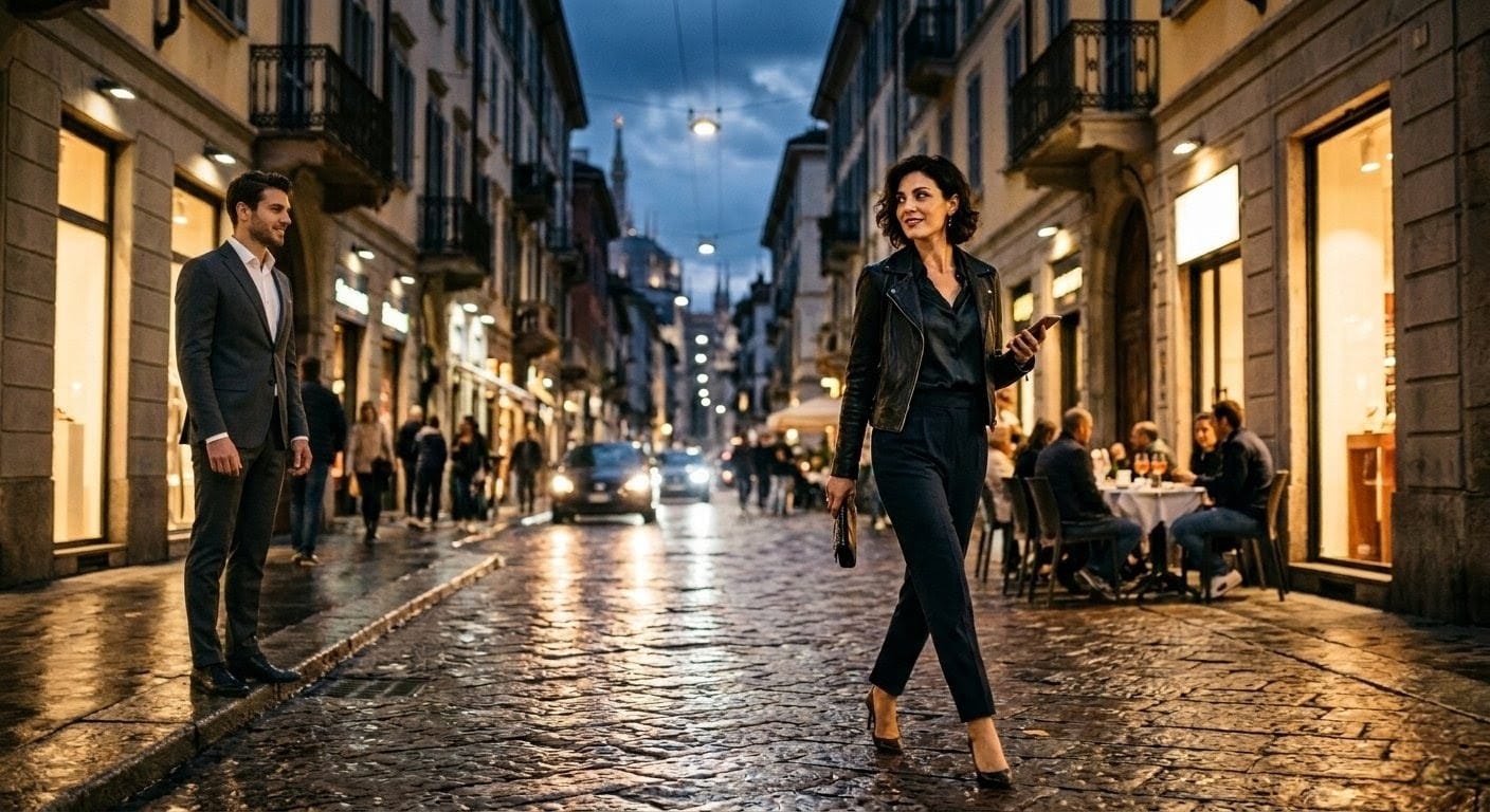 luci ombre e velluto diario di una notte a Milano